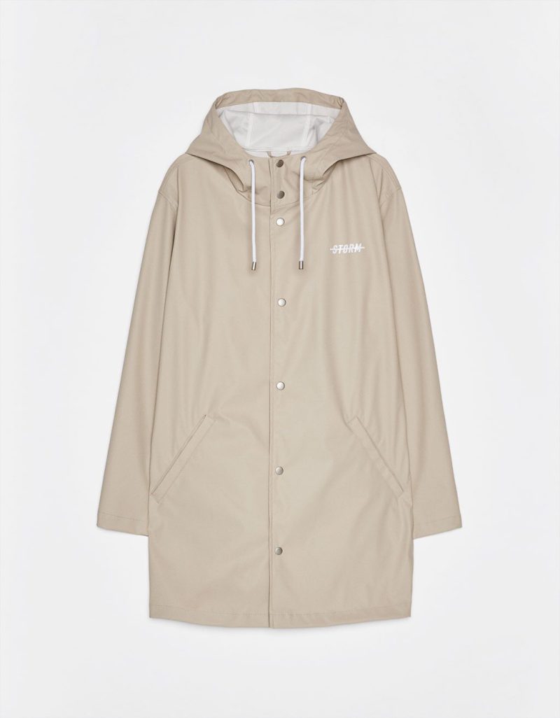 Raincoat with slogan print 5